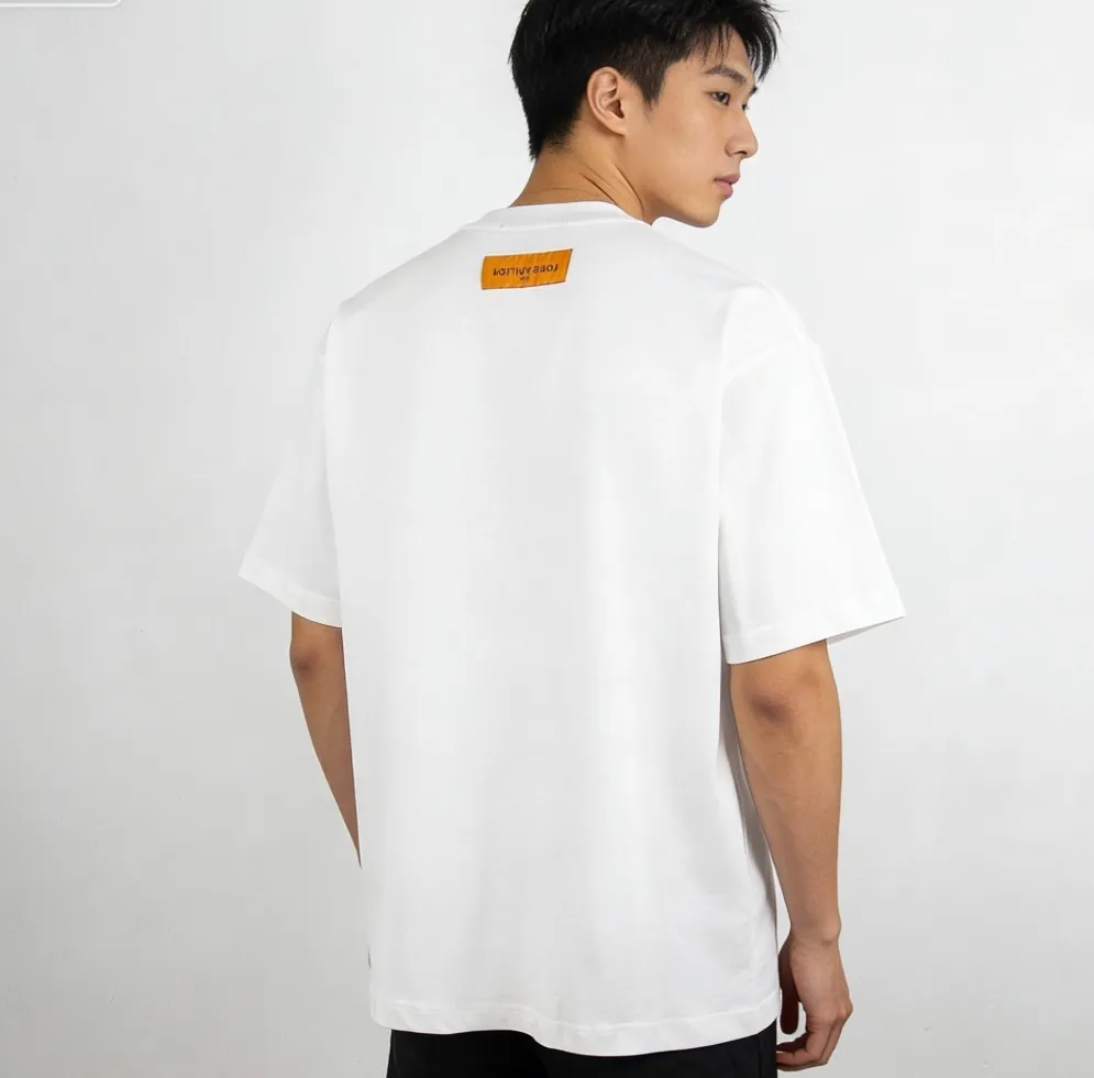 Louis Vuitton/Louis Vuitton 26ss multi-label patch short sleeves